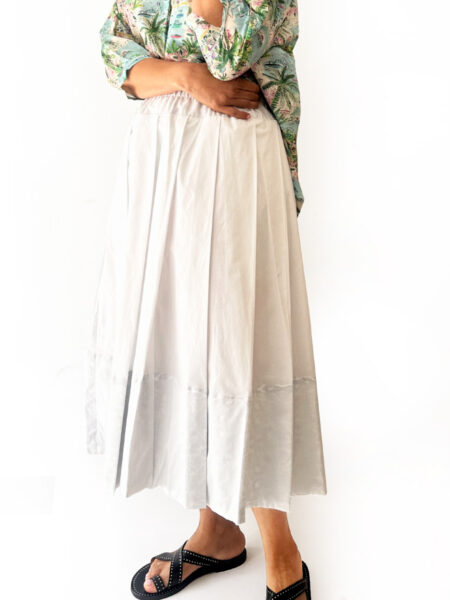 Long Pleated Skirt