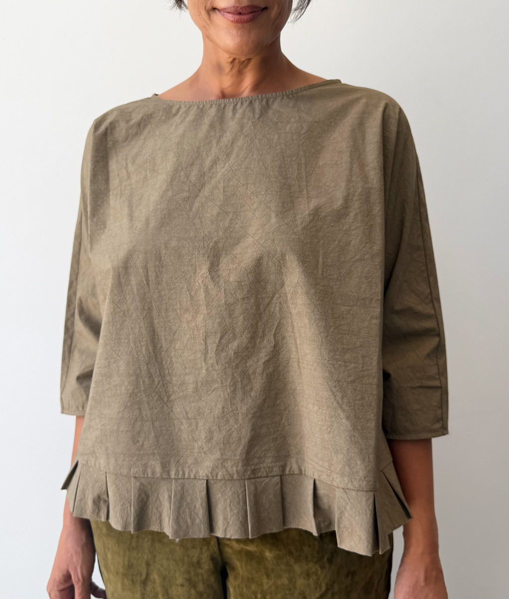 Long Sleeve Top with Frill