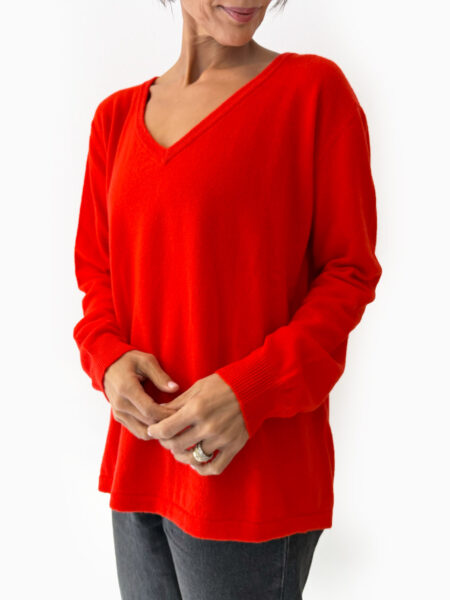 V neck sweater