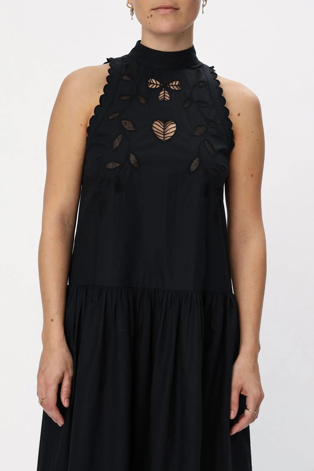Embroidery Anglaise Maxi Strap Dress - Image 2